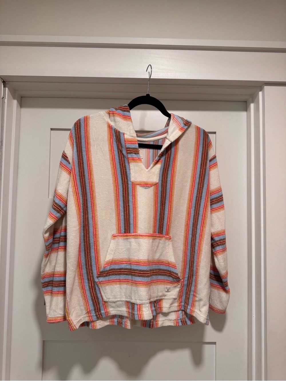 Billabong Terry Poncho Style Hooded Pullover